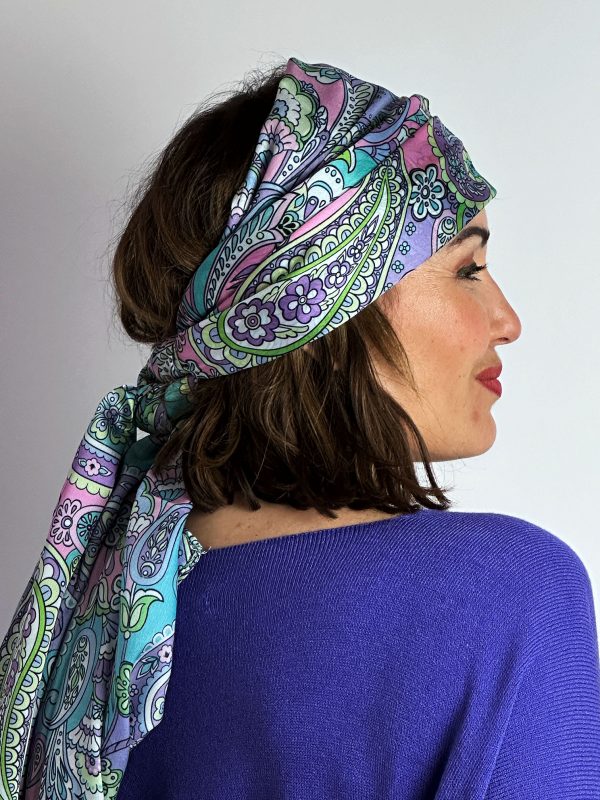 foulard lilas 4